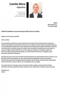 Diseño de Carta Formal