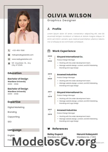 Plantilla de CV Word para Descargar Gratis