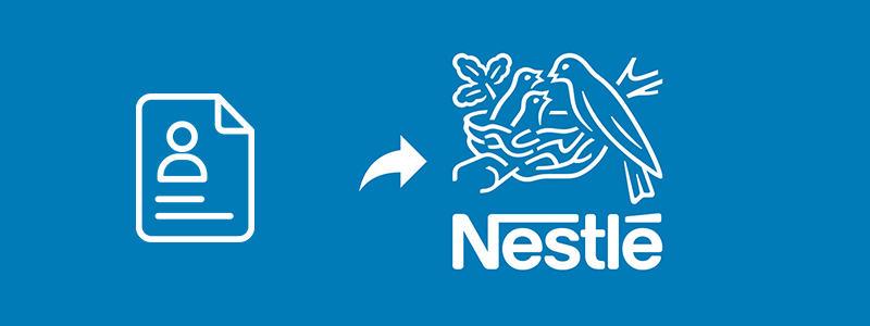 Envoyez votre CV à Nestlé