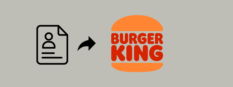 Enviar tu Currículum a Burger King