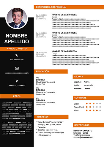 Ejemplo de Currículum Llamativo
