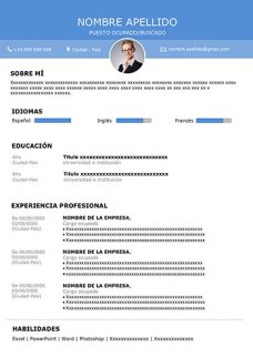 Ejemplo de Resume en Español