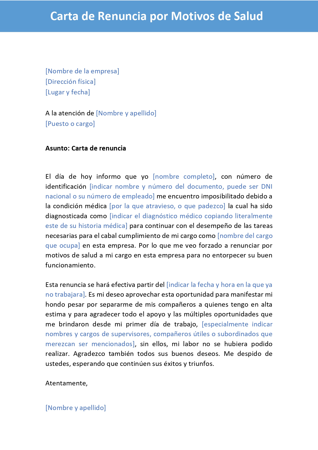 Ejemplos De Cartas De Renuncia Gratis Modelos De CV
