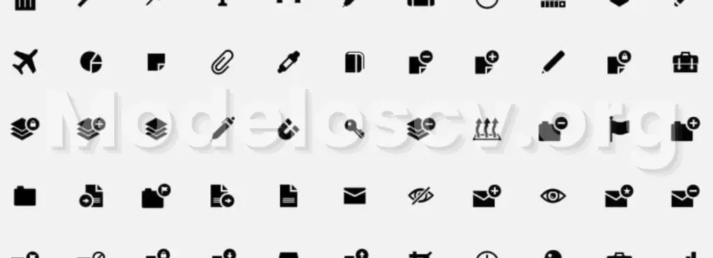 Paquete de Iconos Gratis para Currículum Vitae